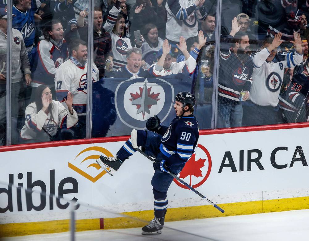 JOHN WOODS / THE CANADIAN PRESS FILES
Nikita Chibrikov led the Jets in scoring in the Young Stars Classic.