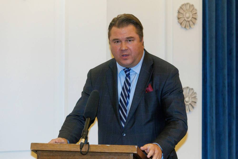 MIKE DEAL / FREE PRESS FILES
“Wab Kinew and the NDP had no problem with Mark Wasyliw (pictured) practising law while being an MLA for the last five years,” the Tory interim leader Wayne Ewasko said in a statement Wednesday.