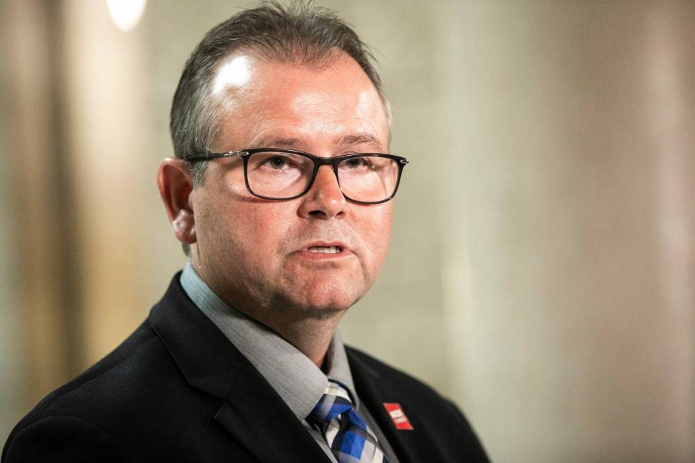 MIKAELA MACKENZIE / FREE PRESS FILES
“The NDP is spiralling,” interim Progressive Conservative leader Wayne Ewasko said.