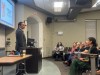 NIIGAAN SINCLAIR / FREE PRESS
                                Premier Wab Kinew speaks to Indigenous Studies students Wednesday at the University of Manitoba.