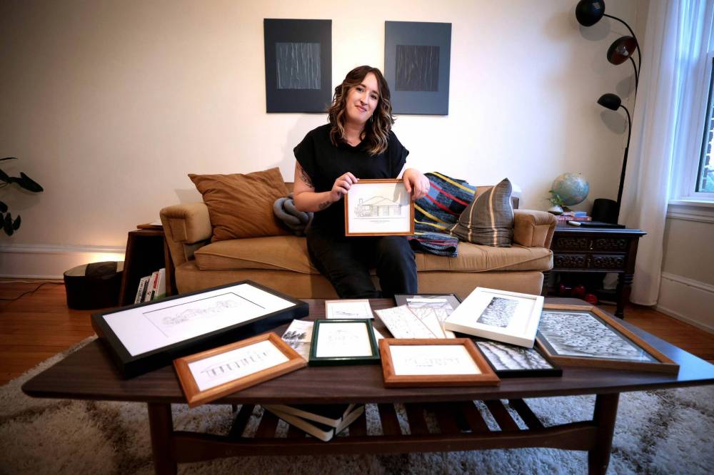 Ruth Bonneville / Free Press
After studying architecture and urban design at university, Kris Kuzdub of Kirsch Street Studio is now a full-time travel and architecture artist whose work focuses on cities, buildings, homes and landscapes.