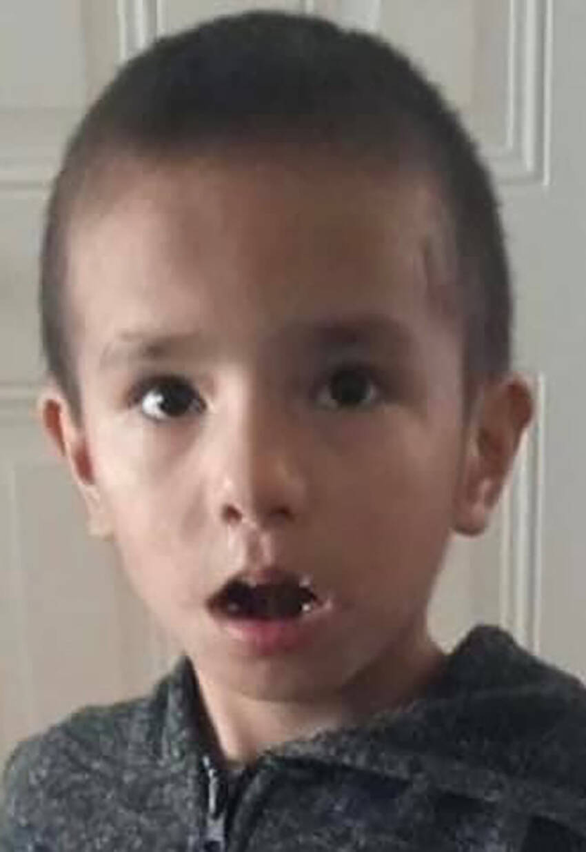 The body of Johnson Redhead, 6, was found Sunday night. (Supplied)