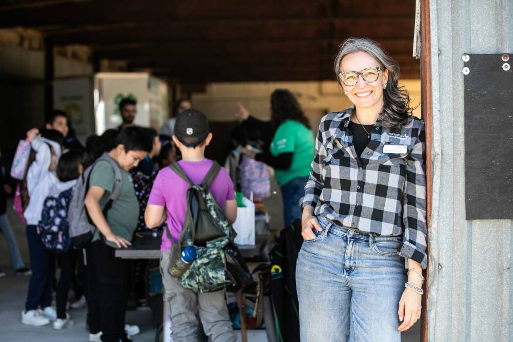 MIKAELA MACKENZIE / FREE PRESS
Agriculture in the Classroom executive director Katharine Cherewyk.