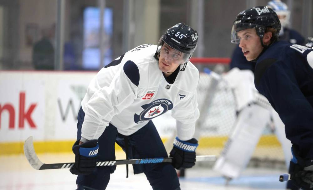 Ruth Bonneville / Free Press
Jets top centre Mark Scheifele has been spending time on the penalty kill as well as the power play during training camp.
