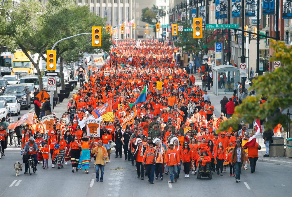 JOHN WOODS / THE CANADIAN PRESS FILES
September 30 marks the National Day for Truth and Reconciliation.