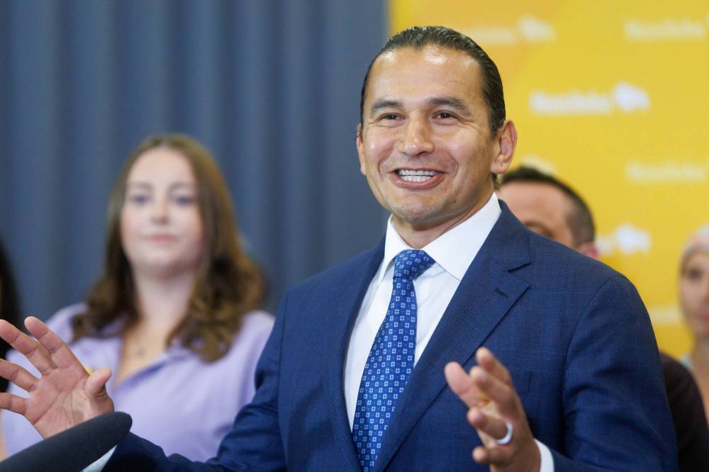 MIKE DEAL / FREE PRESS
Debt could become a serious problem for Premier Wab Kinew’s NDP government if the province continues to cut taxes in an environment of slow economic growth.