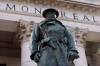 KEN GIGLIOTTI / FREE PRESS FILES
                                The bronze soldier at Portage and Main is set to be moved to Brookside Cemetery.