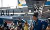 JOHN WOODS / FREE PRESS
                                Canadian astronaut Jeremy Hansen speaks and meets people at Aviation Museum of Western Canada Sunday.