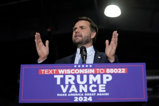 JD Vance, Trump’s vice-presidential nominee (Abbie Parr / The Associated Press)