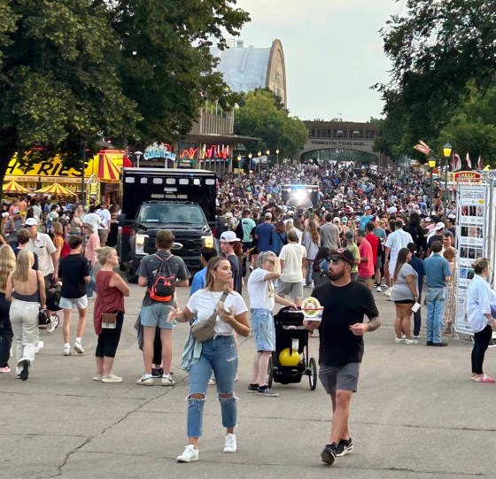 Over 170,000 people attended the Minnesota State Fair on Friday, Aug. 23, the day we went. (Ben Sigurdson / Free Press)