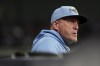 Milwaukee Brewers manager Pat Murphy looks from the dugout during the third inning of a baseball game against the New York Mets, Friday, Sept. 27, 2024, in Milwaukee. (AP Photo/Aaron Gash)
