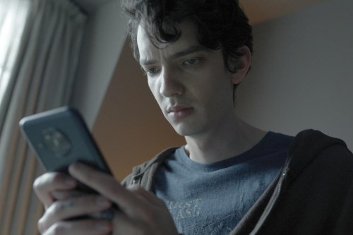 This image released by Apple TV+ shows Kodi Smit-McPhee in a scene from 