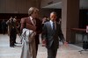Actors Sebastian Stan (as Donald Trump) and Jeremy Strong (as Roy Cohn) shown during a scene from The Apprentice movie, in this undated handout photo. THE CANADIAN PRESS/HO Pief Weyman *MANDATORY CREDIT*