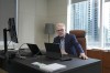 Keith Pelley, president and CEO of Maple Leaf Sports & Entertainment, sits in his office in Toronto, on Tuesday, Oct. 8, 2024. THE CANADIAN PRESS/Chris Young