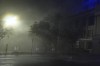Wind-driven rain soaks a street in downtown Tampa, Fla., during the passage of Hurricane Milton, Wednesday, Oct. 9, 2024. (AP Photo/Rebecca Blackwell)
