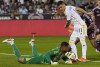 Colorado Rapids goalkeeper Zack Steffen, left, stops a shot by Los Angeles Galaxy forward Gabriel Pec in the second half of an MLS soccer match Wednesday, Oct. 2, 2024, in Commerce City, Colo. (AP Photo/David Zalubowski)