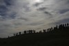 Spectators watch play on the 14th hole during the Golf French Open at Le Golf National in Saint-Quentin-en-Yvelines, outside Paris, France, Sunday, Oct. 13, 2024. (AP Photo/Thibault Camus)