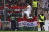 Hungary's Dominik Szoboszlai celebrates after he scored during the Nations League soccer match between Bosnia and Hungary in Zenica, Bosnia and Herzegovina, on Monday, Oct. 14, 2024. (AP Photo/Armin Durgut)