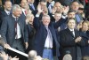 FILE - Former Manchester United manager Alex Ferguson waves as he takes his seat on the stands before the English Premier League soccer match between Manchester United and Wolverhampton Wanderers at Old Trafford stadium in Manchester, England, Saturday, Sept. 22, 2018. (AP Photo/Rui Vieira, File)