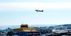An Air India flight made an emergency landing this morning in Nunavut following a security threat posted online. An airplane takes off from the Iqaluit airport on Saturday, April 25, 2015, in Iqaluit, Nunavut. THE CANADIAN PRESS/Paul Chiasson