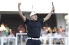 Kevin Yu, of Taiwan, birdied the first playoff hole to defeat Beau Hossler and win his first title at the 2024 Sanderson Farms Championship at the Country Club of Jackson on Sunday, Oct. 06, 2024, in Jackson, Miss. (AP Photo/Sarah Warnock)
