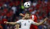 FILE - France's Yohan Cabaye, who has been named as the sporting director of French champion Paris Saint-Germain's youth academy, jumps for the ball during the Euro 2016 Group A soccer match between Switzerland and France at the Pierre Mauroy stadium in Villeneuve d'Ascq, near Lille, France, on June 19, 2016. (AP Photo/Darko Vojinovic)