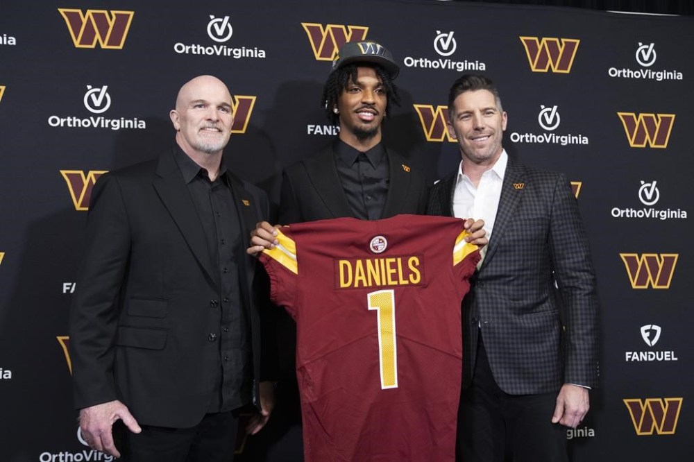 Daniels and the Commanders host the Panthers in a matchup of teams