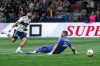 Vancouver Whitecaps' Brian White shoots past Portland Timbers goalkeeper Maxime Crepeau but hits the post during MLS action in Vancouver on Saturday, Sept. 28, 2024. White hopes the soccer gods will be a little kinder this weekend.THE CANADIAN PRESS/Ethan Cairns