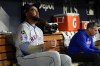 New York Mets pitcher Sean Manaea sits in the dugout after leaving the game against the Los Angeles Dodgers in Game 6 of a baseball NL Championship Series, Sunday, Oct. 20, 2024, in Los Angeles. (AP Photo/Julio Cortez)