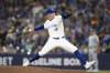 Toronto Blue Jays reliever Chad Green pitches during ninth inning MLB action against the Texas Rangers, in Toronto, on Friday, July 26, 2024. Green and Canadian slugger Tyler O'Neill of the Boston Red Sox were named finalists for the Major League Baseball Players' Association's American League comeback player award on Monday.THE CANADIAN PRESS/Christopher Katsarov