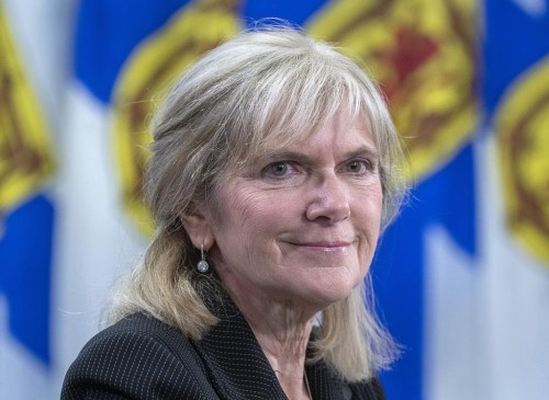 A new report says Nova Scotia doesn’t provide effective cybersecurity for its digital health networks potentially exposing the system to risk. Nova Scotia Auditor General Kim Adair fields questions at a news conference in Halifax on Tuesday, Nov. 8, 2022. THE CANADIAN PRESS/Andrew Vaughan
