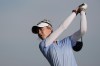 FILE -Nelly Korda, of the United States, watches her shot off of the first tee during the final round of the LPGA Kroger Queen City Championship golf tournament at TPC River's Bend in Maineville, Ohio, Sunday, Sept. 22, 2024. (AP Photo/Carolyn Kaster, File)