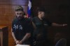 Former Chilean soccer player Jorge Valdivia is presented to the judge in handcuffs during his preliminary hearing for alleged sexual assault at a court in Santiago, Chile, Tuesday, Oct. 22, 2024. (AP Photo/Esteban Felix)