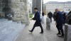 Prime Minister Justin Trudeau arrives to Parliament Hill in Ottawa on Tuesday, Oct. 22, 2024. Pressure is building on Trudeau to step aside and let someone else take the Liberal party’s reins before the next election.THE CANADIAN PRESS/Sean Kilpatrick