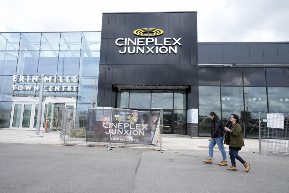 Cineplex has filed an appeal of a record $38.9-million fine for deceptive marketing practices imposed by the Competition Tribunal.People walk outside Cineplex Junxion Erin Mills in Mississauga, Ont., on Monday, April 24, 2023.THE CANADIAN PRESS/Nathan Denette
