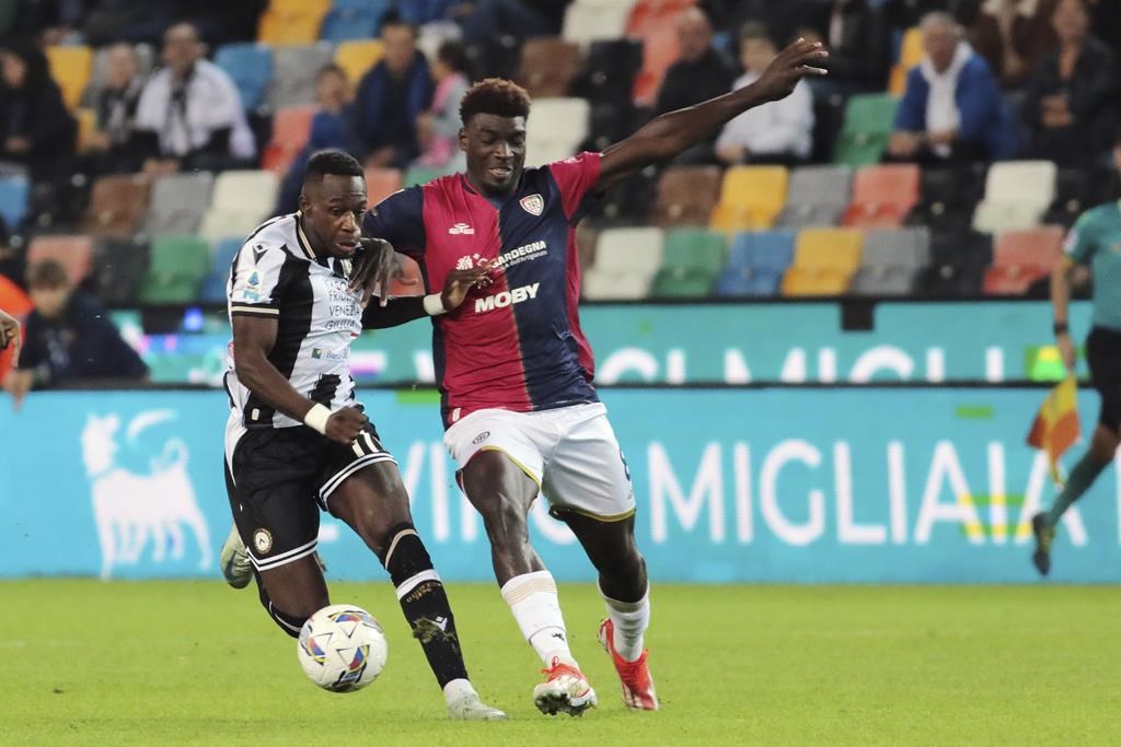 Udinese into top four in Serie A after beating 10man Cagliari