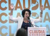 The Nova Scotia NDP's new Leader Claudia Chender addresses supporters at the provincial party's convention in Dartmouth, N.S. on Saturday, June 25, 2022. THE CANADIAN PRESS/Andrew Vaughan