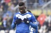 FILE - Brescia's Mario Balotelli reacts during the Italian Serie A soccer match between Brescia and Udinese at the Mario Rigamonti stadium in Brescia, Italy, Sunday, Feb. 9, 2020. (Gianluca Checchi/LaPresse via AP, File)