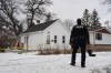 RCMP on the scene of an investigation into five deaths in southern Manitoba, in Carman, Man., Monday, Feb. 12, 2024. THE CANADIAN PRESS/David Lipnowski