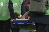 Medics carry Manchester City's Savinho from the pitch after sustaining an injury during the English League Cup fourth round soccer match between Tottenham and Manchester City, at the Tottenham Hotspur Stadium in London, Wednesday, Oct 30, 2024. (AP Photo/Ian Walton)
