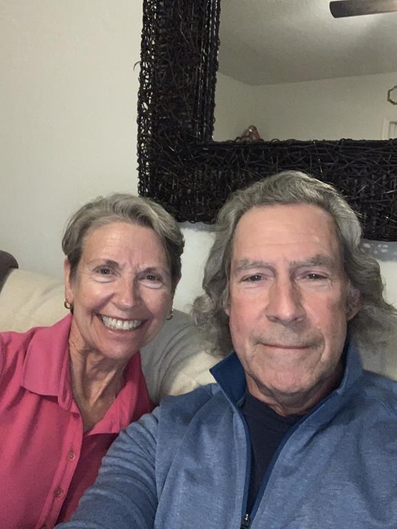Andree McGrath, seen in an undated handout selfie with her husband Rick McGrath, has been diagnosed with Alzheimer's disease and says she would like to pursue an advance request for MAID to be given when her condition deteriorates and she can no longer give informed consent. THE CANADIAN PRESS/HO-Rick McGrath, *MANDATORY CREDIT*