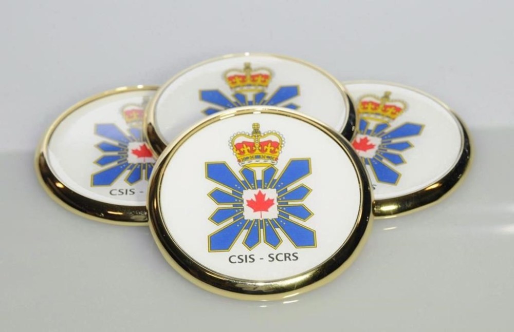 Canadian Security Intelligence Service (CSIS) branded coasters are pictured in Ottawa in a 2011 handout photo. THE CANADIAN PRESS/HO, CSIS *MANDATORY CREDIT*