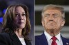 This combination of file photos shows Democratic presidential nominee Vice President Kamala Harris, left, speaking at a campaign rally in Charlotte, N.C., on Sept. 12, 2024, 2024, and Republican presidential nominee former President Donald Trump speaking a campaign rall (AP Photo)