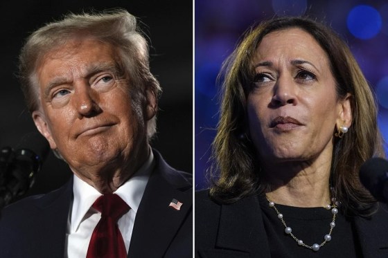 Republican presidential nominee Donald Trump, left, and Democratic presidential nominee Vice President Kamala Harris. (The Associated Press files)