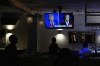 A television screen shows the presidential debate between Republican presidential nominee former President Donald Trump and Democratic presidential nominee Vice President Kamala Harris during a watch party organized by Democrats from Miami's Haitian-American community, Tuesday, Sept. 10, 2024, at Randy's Restaurant & Lounge in Miami. The U.S. election takes place on Tuesday, and Canadians are eager to see how the contentious race between Kamala Harris and Donald Trump will shape the country’s next four years. (AP Photo/Rebecca Blackwell)