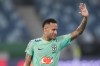 FILE - Brazil's Neymar waves to fans during a training session in Cuiaba, Brazil, Tuesday, Oct. 10, 2023. Neymar picked up another injury on Monday, Nov. 4, 2024 in just his second game since returning from a 12-month absence as Saudi Arabia’s Al-Hilal defeated Esteghlal of Iran 3-0 in the AFC Champions League Elite. (AP Photo/Andre Penner, File)
