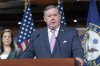 FILE - Rep. Ken Calvert, R-Calif., chairman of the House Appropriations Subcommittee on Defense, speaks during a news conference on Capitol Hill in Washington, Tuesday, Feb. 6, 2024. (AP Photo/Jose Luis Magana, File)