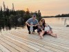 Zach and Nicole Collaros with (left to right) son Dean, daughter Capri and daughter Sierra are shown in a handout photo.THE CANADIAN PRESS/HO-Nicole Collaros **MANDATORY CREDIT**