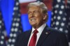 Republican presidential nominee former president Donald Trump smiles at an election night watch party at the Palm Beach Convention Center, Wednesday, Nov. 6, 2024, in West Palm Beach, Fla. Prime Minister Justin Trudeau extended congratulations to Trump on his re-election as president of the United States.THE CANADIAN PRESS/AP/Evan Vucci