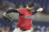 FILE - Arizona Diamondbacks starting pitcher Jordan Montgomery throws during the fourth inning of a baseball game against the Miami Marlins, Wednesday, Aug. 21, 2024, in Miami. Arizona Diamondbacks general manager Mike Hazen said on Wednesday, Nov. 6, 2024 that he’s met with left-hander Jordan Montgomery in an effort to move past team owner Ken Kendrick’s harsh public criticism after the season.(AP Photo/Lynne Sladky, File)